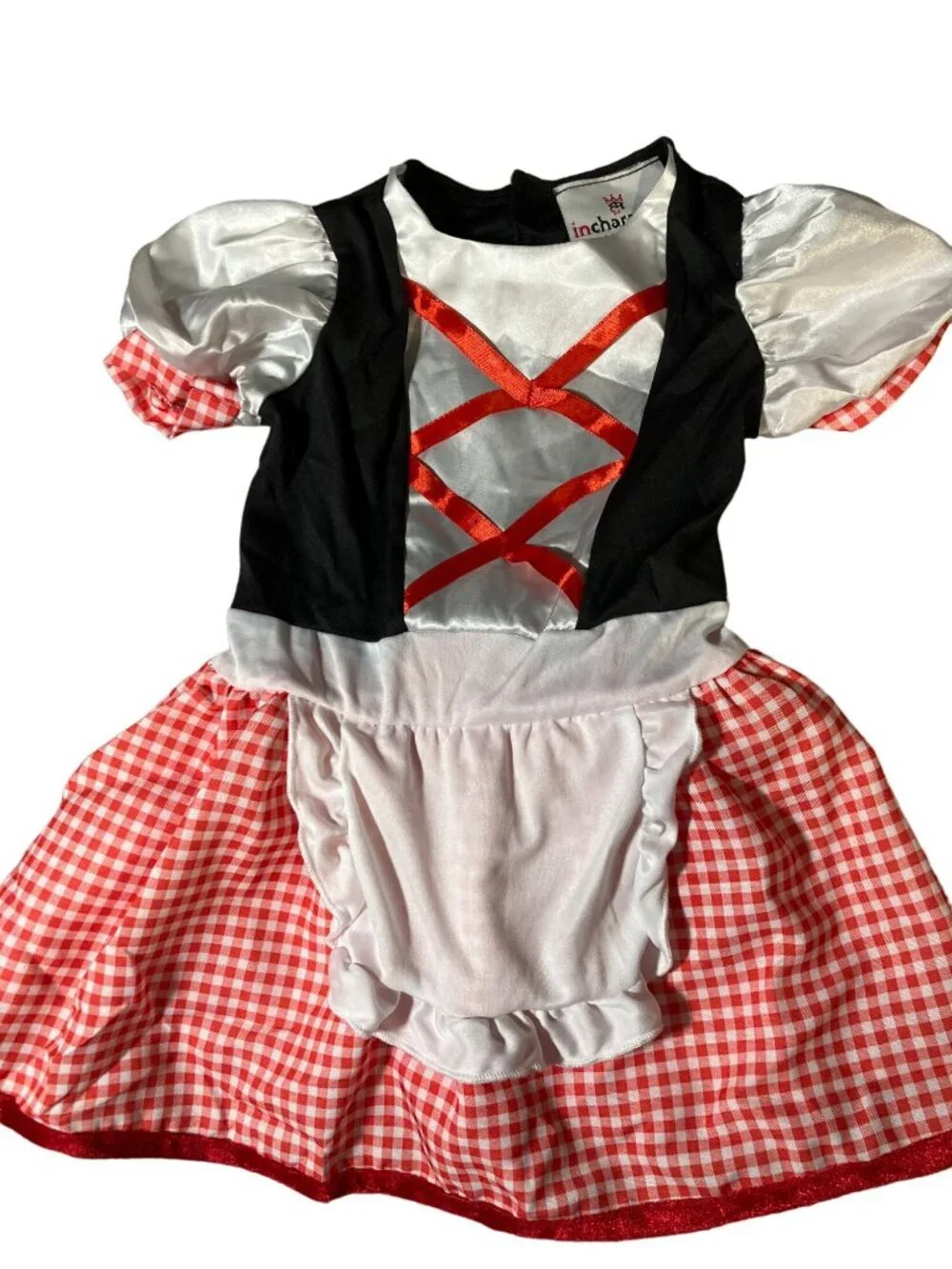 Little Red Riding Hood Baby Costume Set With Hooded Cape and Dress Infant Lg